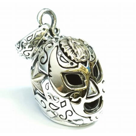 GOOD VIBRATIONS MEXICAN MASK PENDANT STARS MARIA