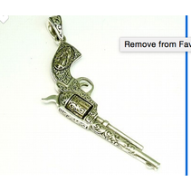 SMIFF & WESTERN GUN PENDANT