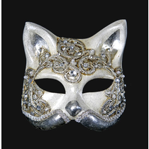 Gatto Macramè Craquelè Silver Cat
