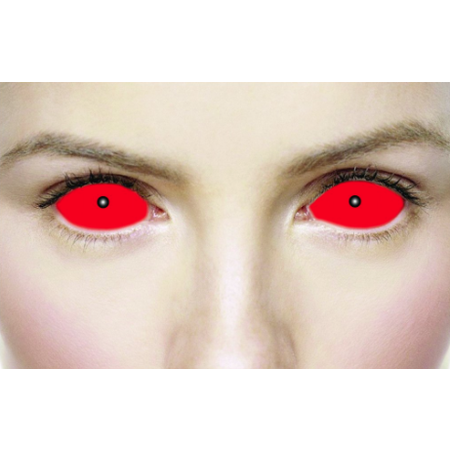 Mesmereyez SCLERA SATANIC RED 1 Year