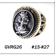 SAILOR RING SILVER WITH GOLD DETAILS