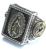 GOOD VIBRATIONS LADY OF GUADALUPE RING GV