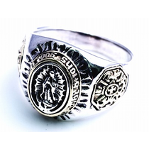 ST MARIA CARTEL RING 925  WITH BRASS INLAY