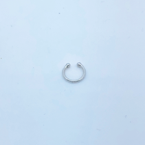 SLEEPER 27 - 8 MM PLAIN  EAR/ SEPTUM CUFF  SILVER