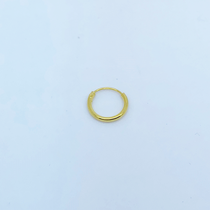 sleeper 66 - 10 mm gold  plated hinged silver