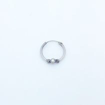 sleeper 105 - 16 mm diamonte silver hinged