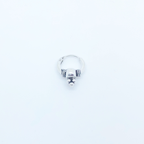 sleeper 114- 12 mm silver bali drop
