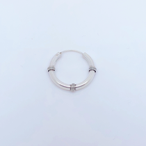 sleeper 124 -18 mm silver wired bali hinged