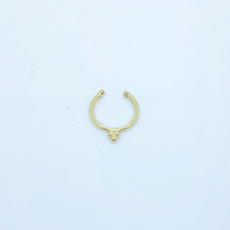 SLEEPER 52 FAKE SEPTUM  GOLD PLATE 3 BALLS 12MM