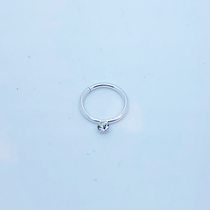 SLEEPER 10 PIERCED SEPTUM WITH SINGLE GEM 12 MM