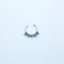 SLEEPER 45  12 MM FAKE SEPTUM  CUFF TRIBAL 925 SILVER