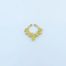 SLEEPER 51 FAKE SEPTUM  GOLD PLATE 15 BALLS 10MM