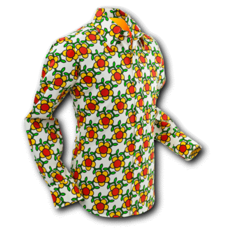 Pete Chenaski Chenaski Mens Shirt Flower Grid - P-27575