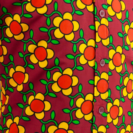Pete Chenaski Chenaski Mens Shirt Flower Grid - P-38630