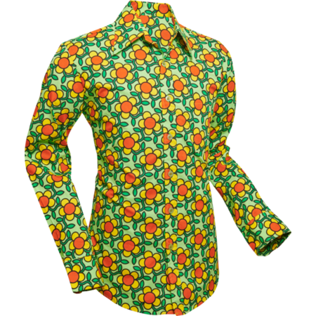Pete Chenaski Chenaski Flowergrid Shirt Green