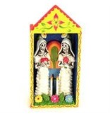 TALL WEDDING RETABLO TWO BRIDES