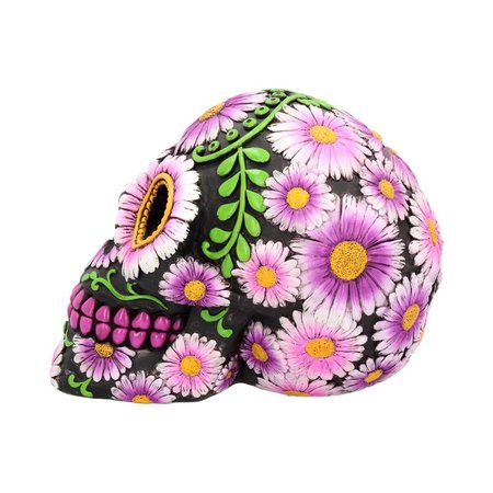 NEMESIS SUGAR PETAL MONEY BOX SKULL