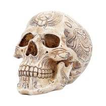 HIEROGLYPHIC SKULL 15CM