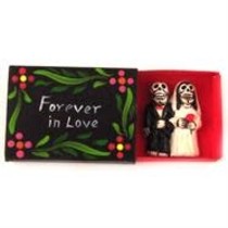 FOREVER IN LOVE MATCHBOX BRIDE AND GROOM