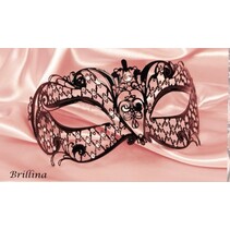 White BRILLINA Metal Mask
