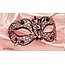 White BRILLINA Metal Mask