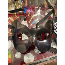 Butterfly Leather Mask Black