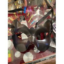 Butterfly Leather Mask Black