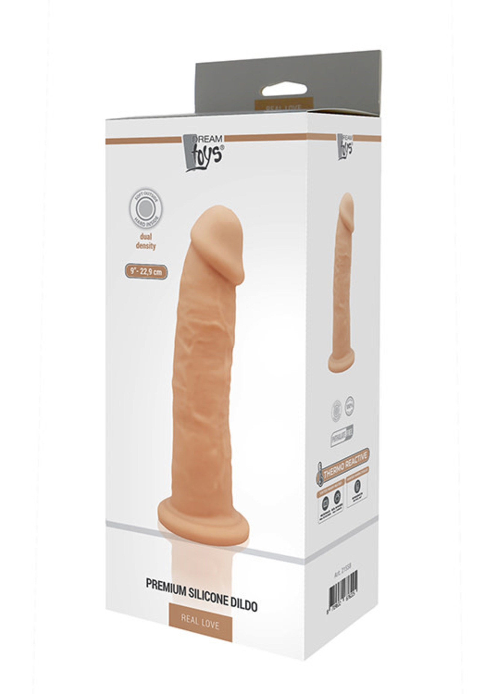 Dream Toys Real love dildo 9" flesh