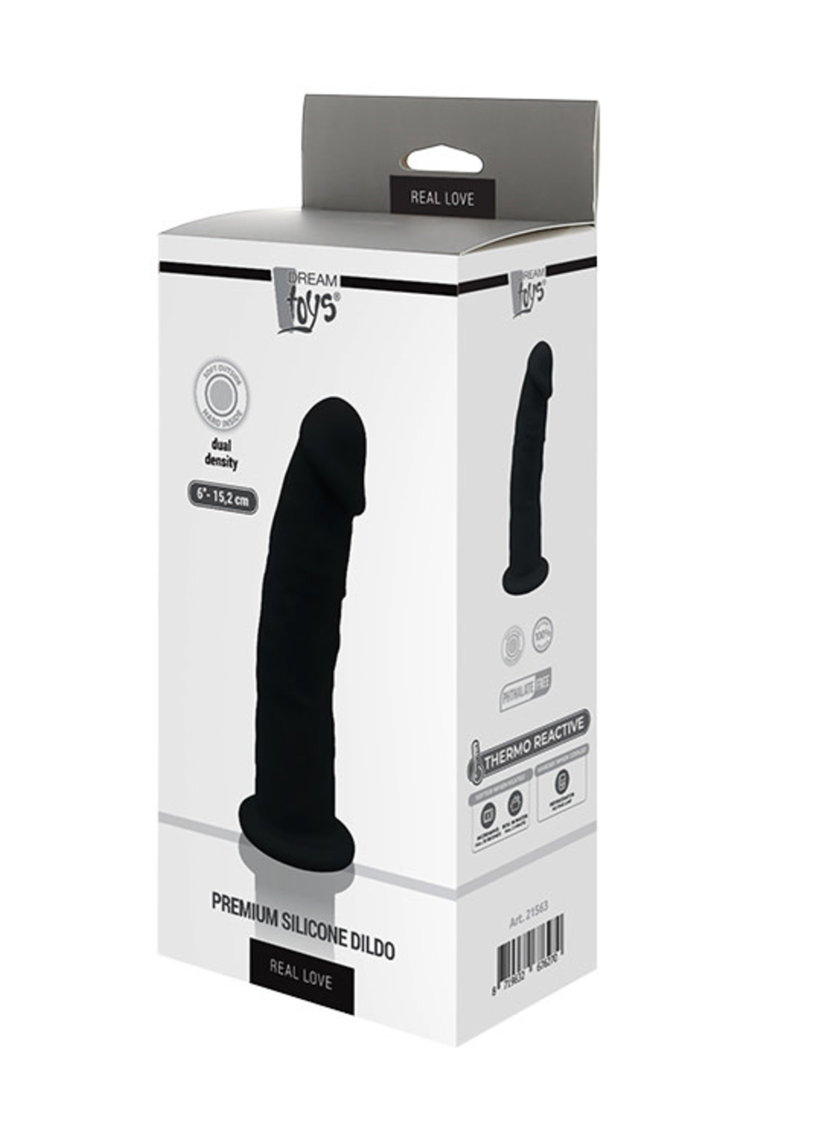 Dream Toys Real love dildo 6" black