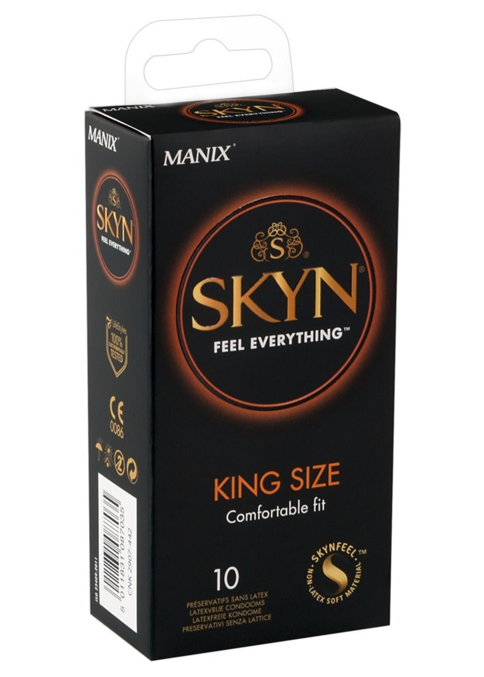 Manix skyn non-latex large - 10st.