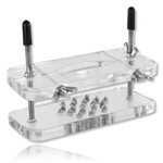 Acrylic ball butcher with spikes