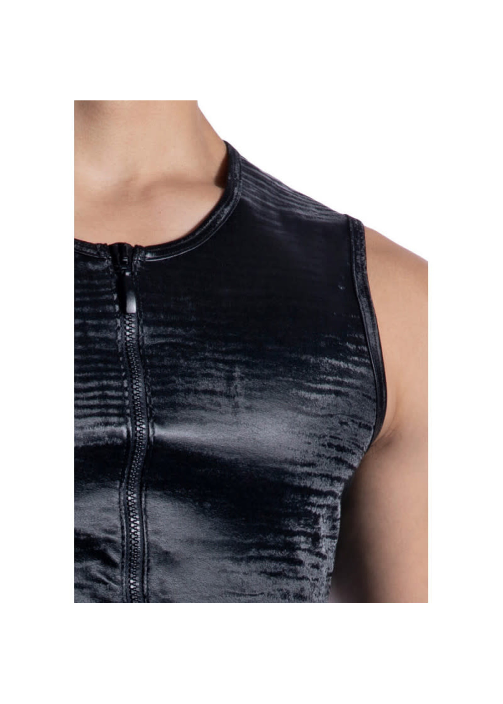 Manstore Zipped vest black