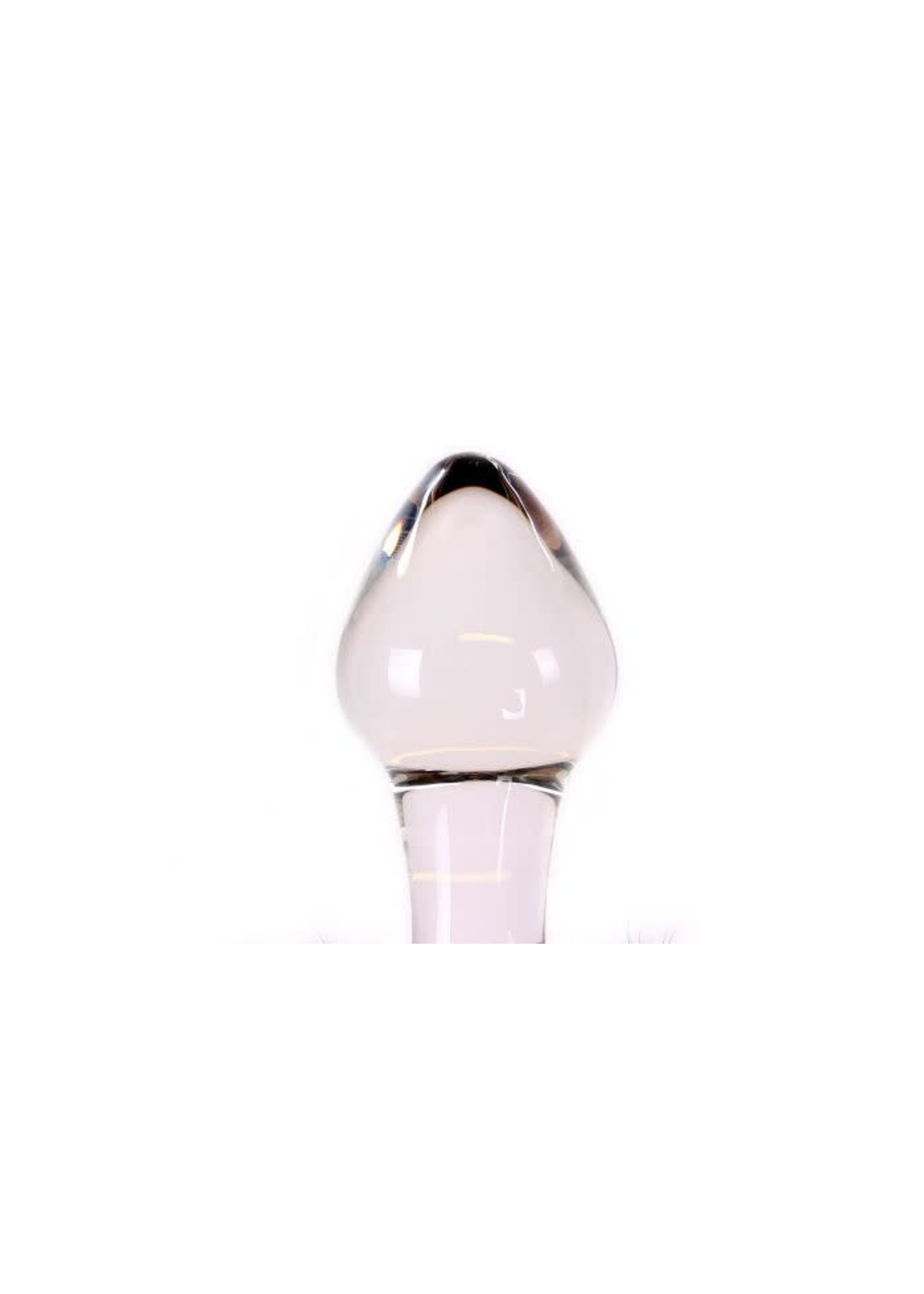 Kiotos Buttplug clear with black tickler