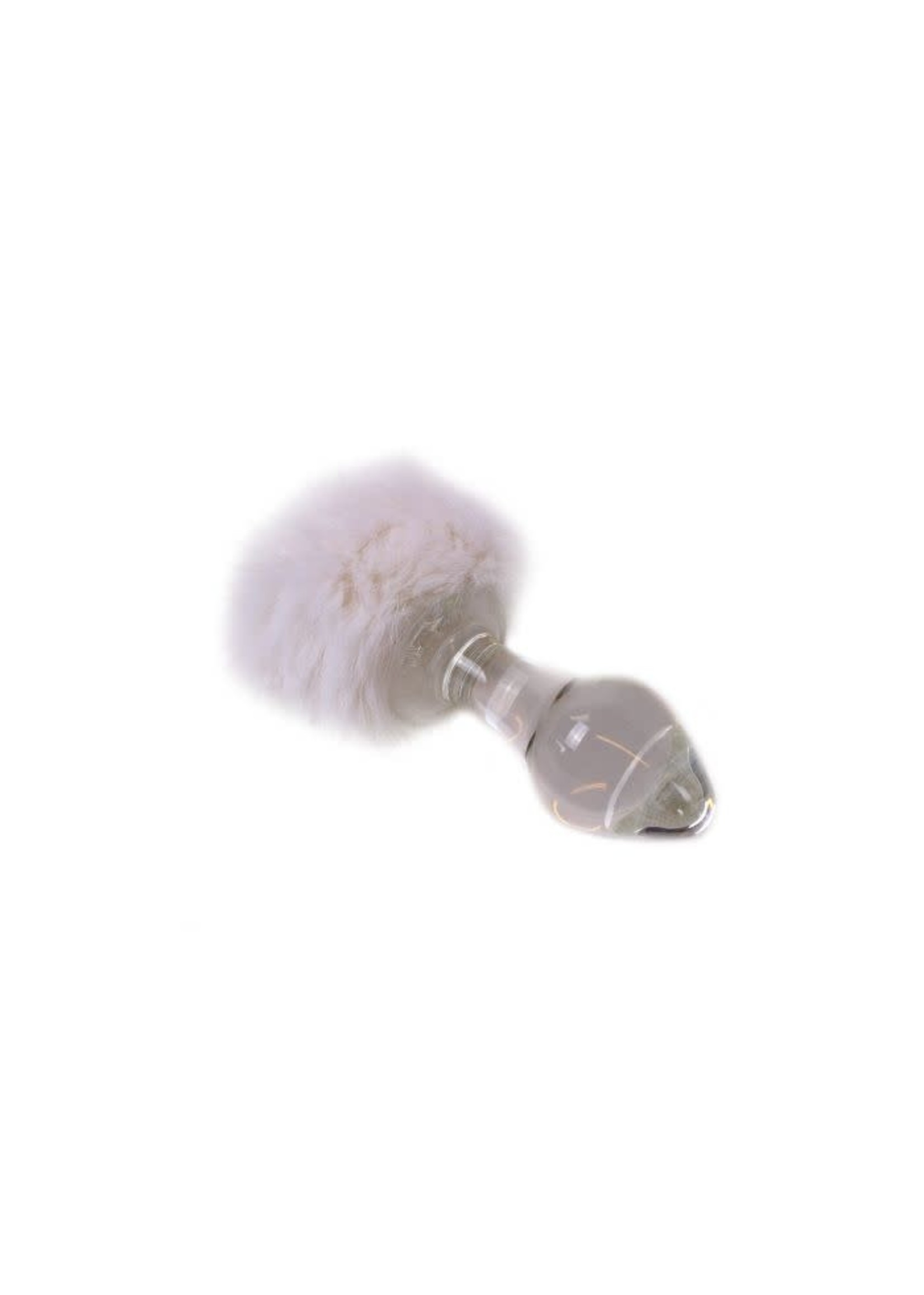 Kiotos Buttplug clear with white tickler