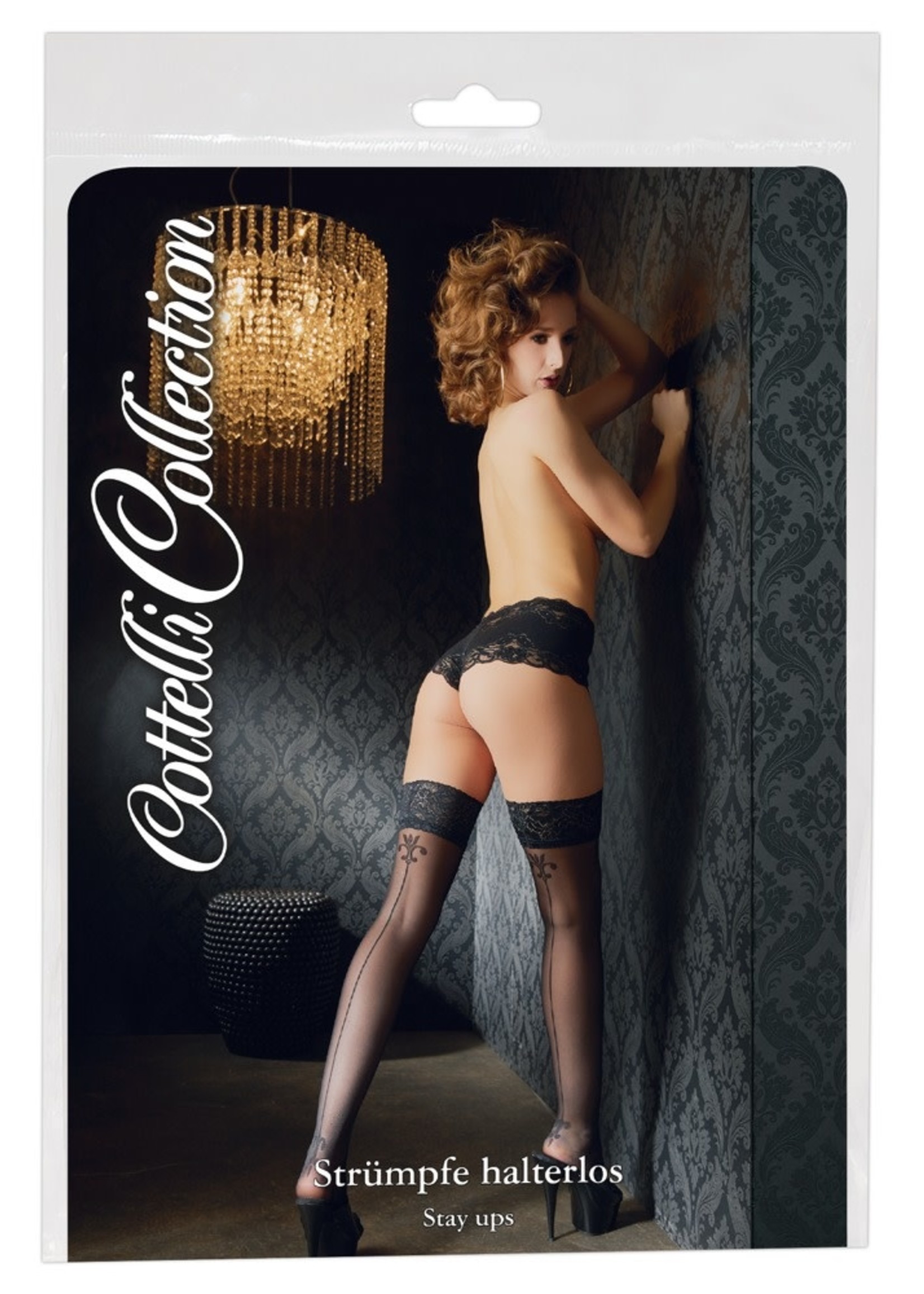 Cotteli Collection Stockings hold-up black