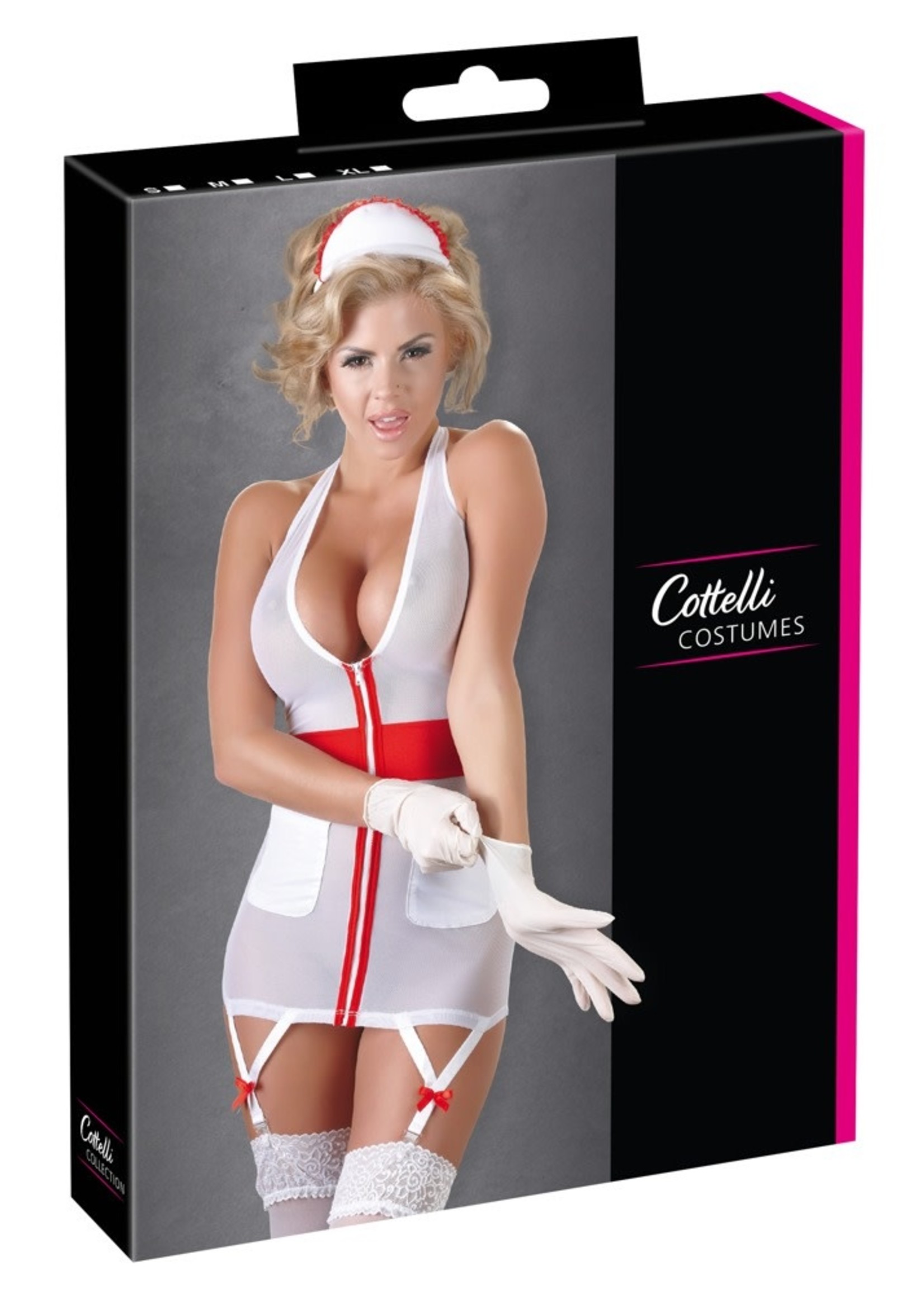 Cotteli Collection Nurse dress nylon