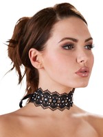 Cottelli Jewels Rhinestone choker black