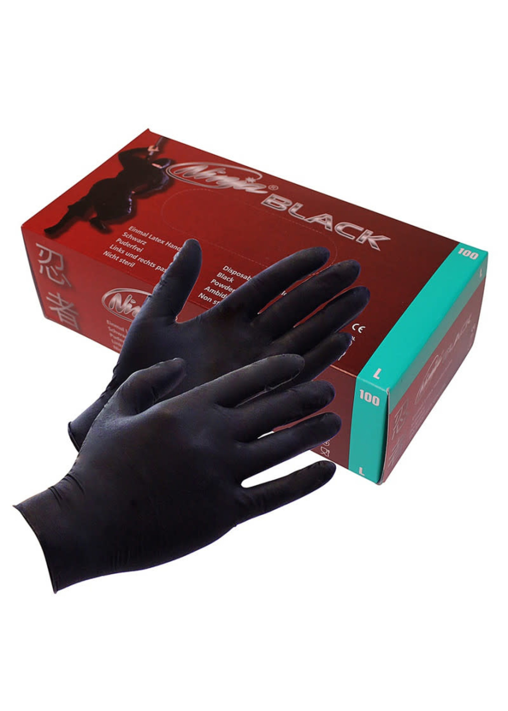 Rimba Medical gloves 10 pcs. black (1x10)