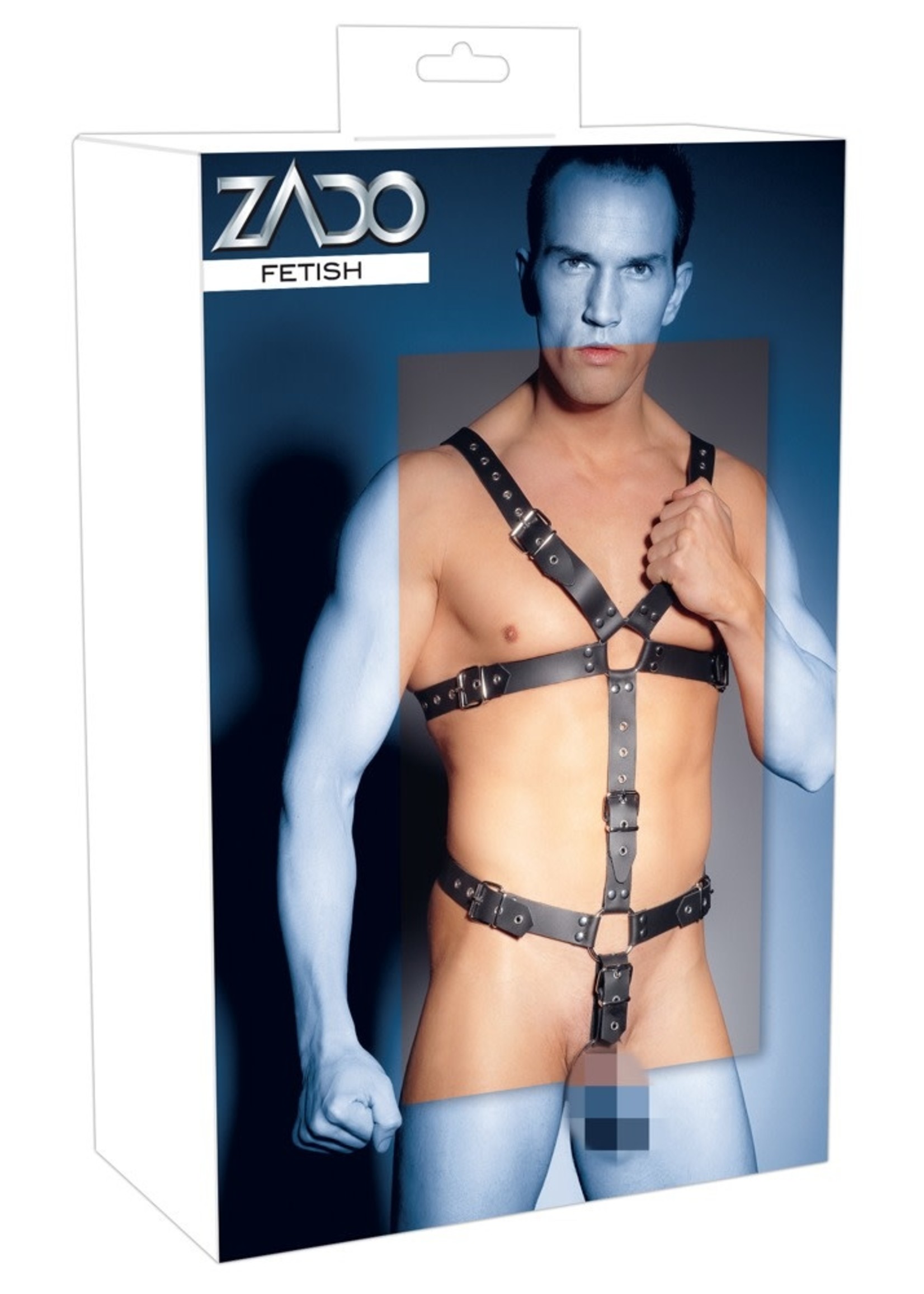 Zado Mens harness leather