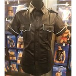 Leather uniform shirt black