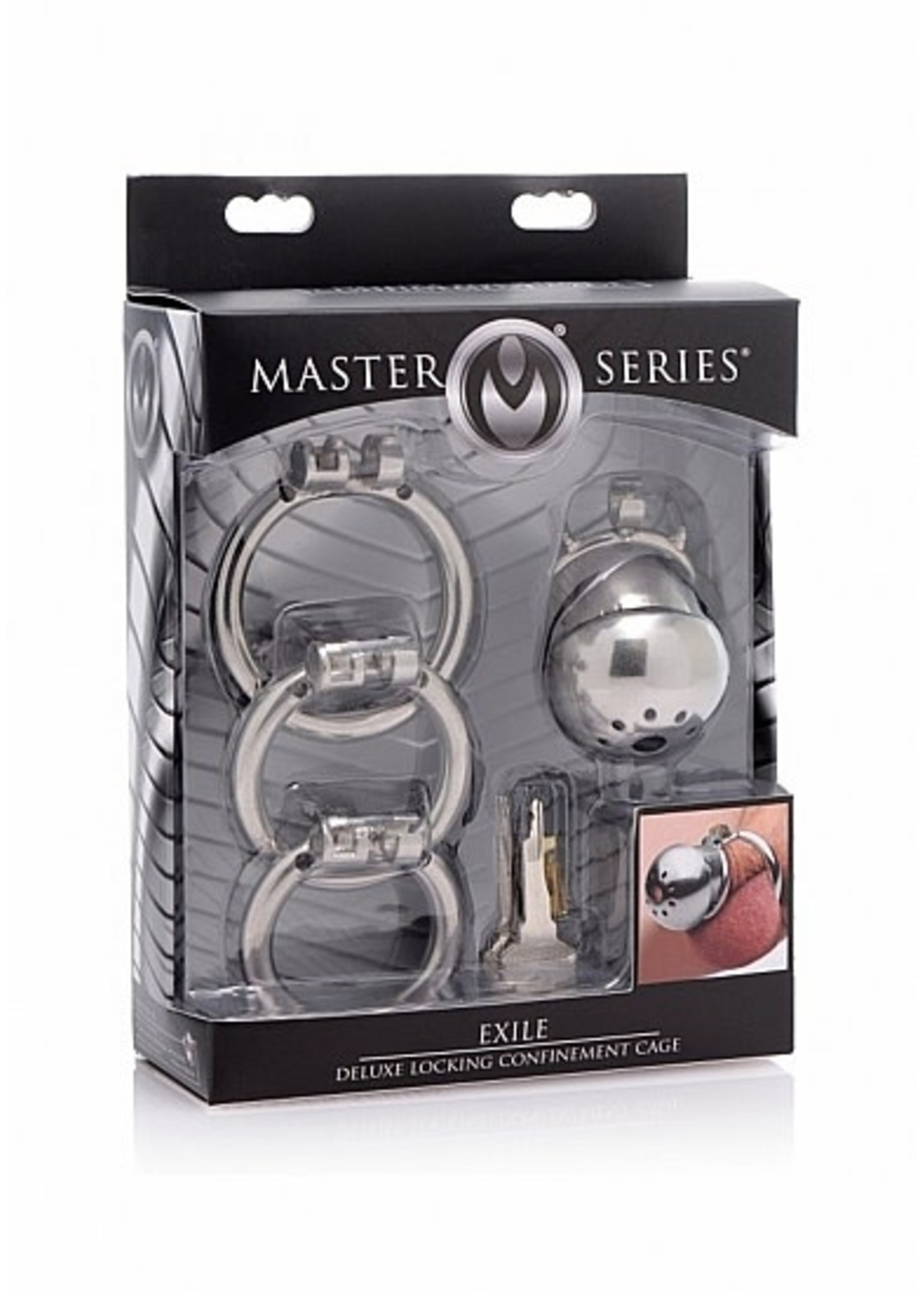 Master Series Chastity - locking cage