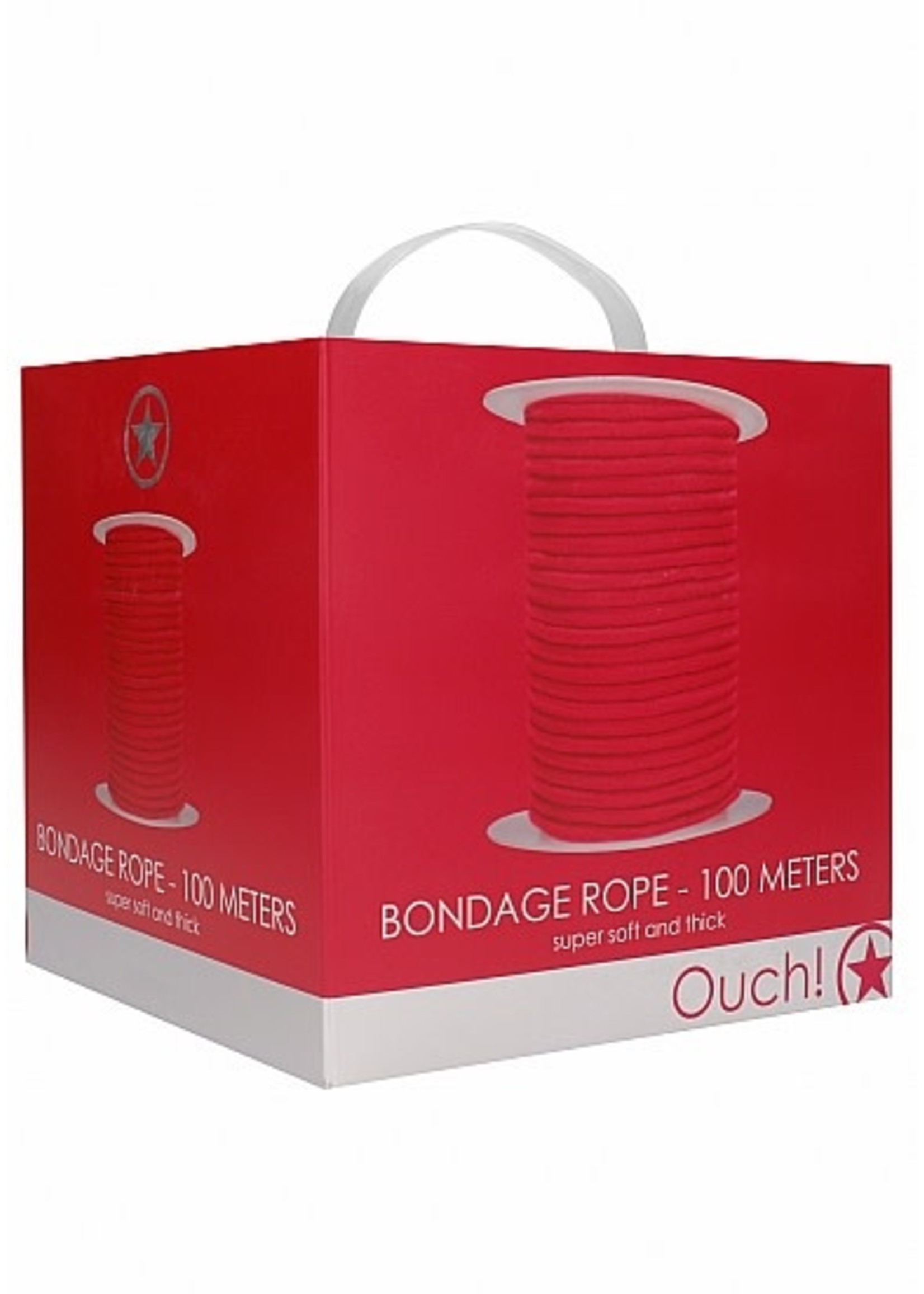 Ouch! Bondage rope per meter red