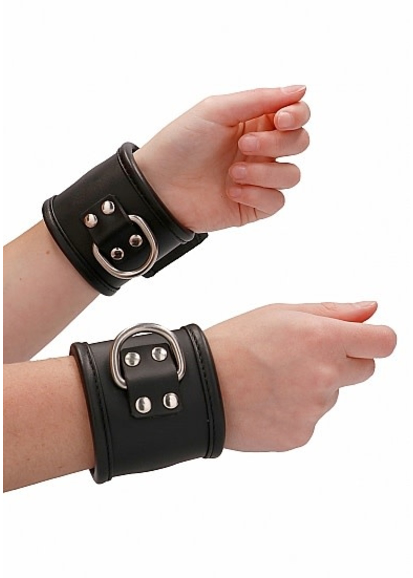 Pain by Shots Restraint hand cuff with padlock black