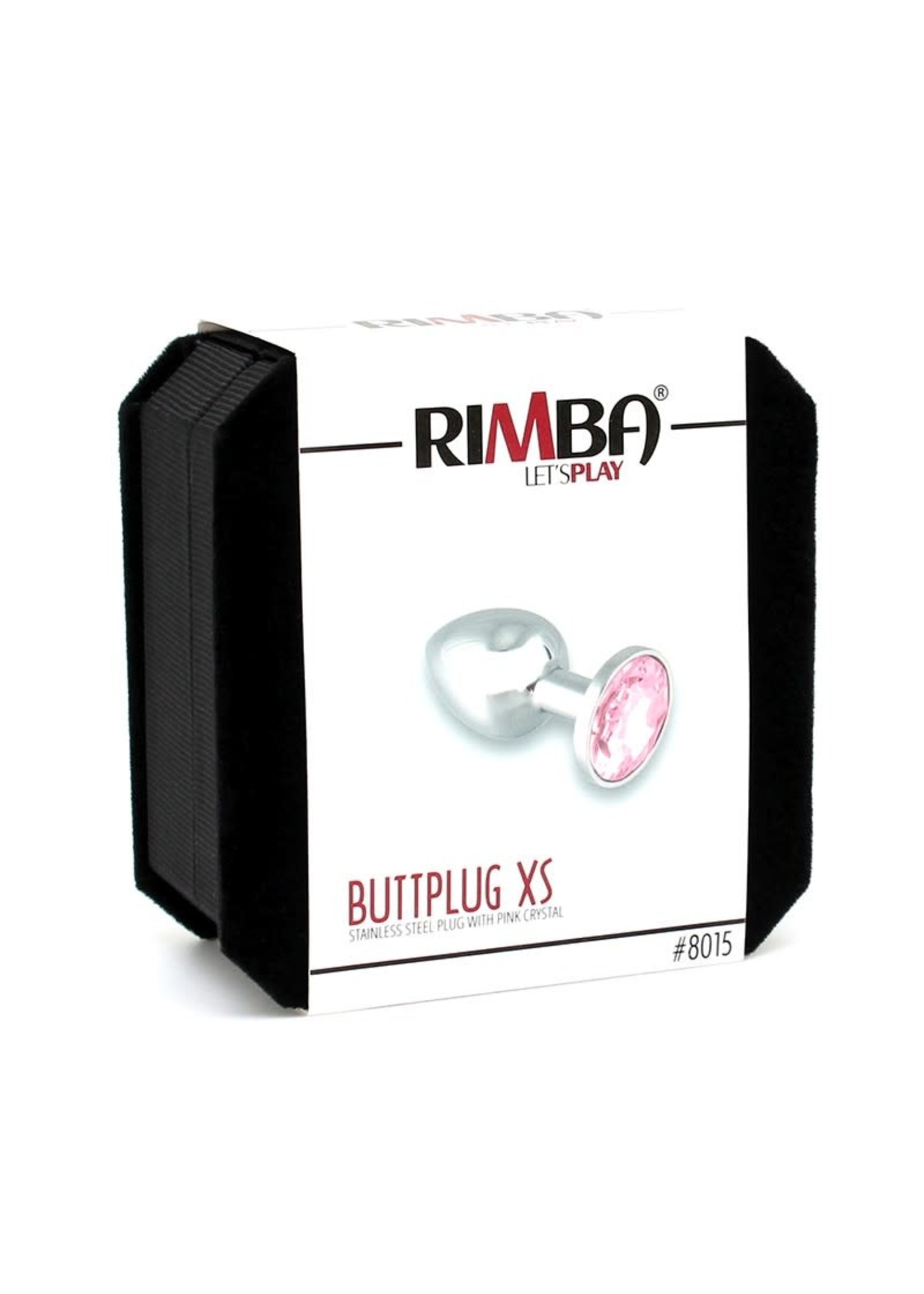 Rimba Buttplug metaal kristal XS diamond rose