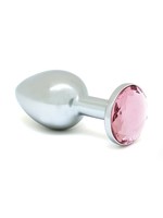 Rimba Buttplug metaal kristal XS diamond rose