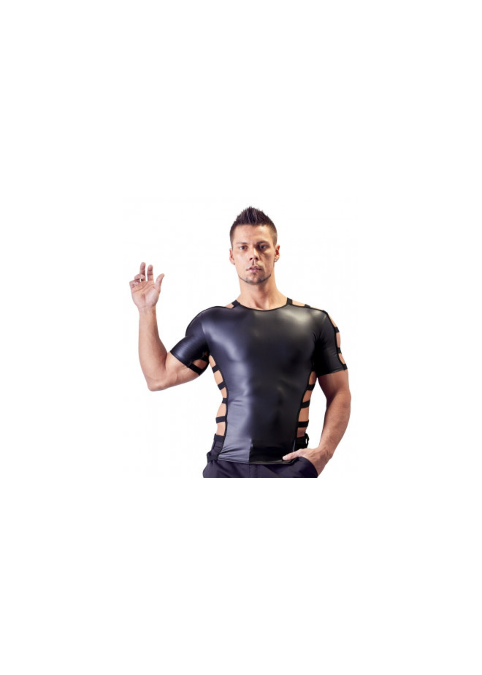 Svenjoyment Shirt with straps black