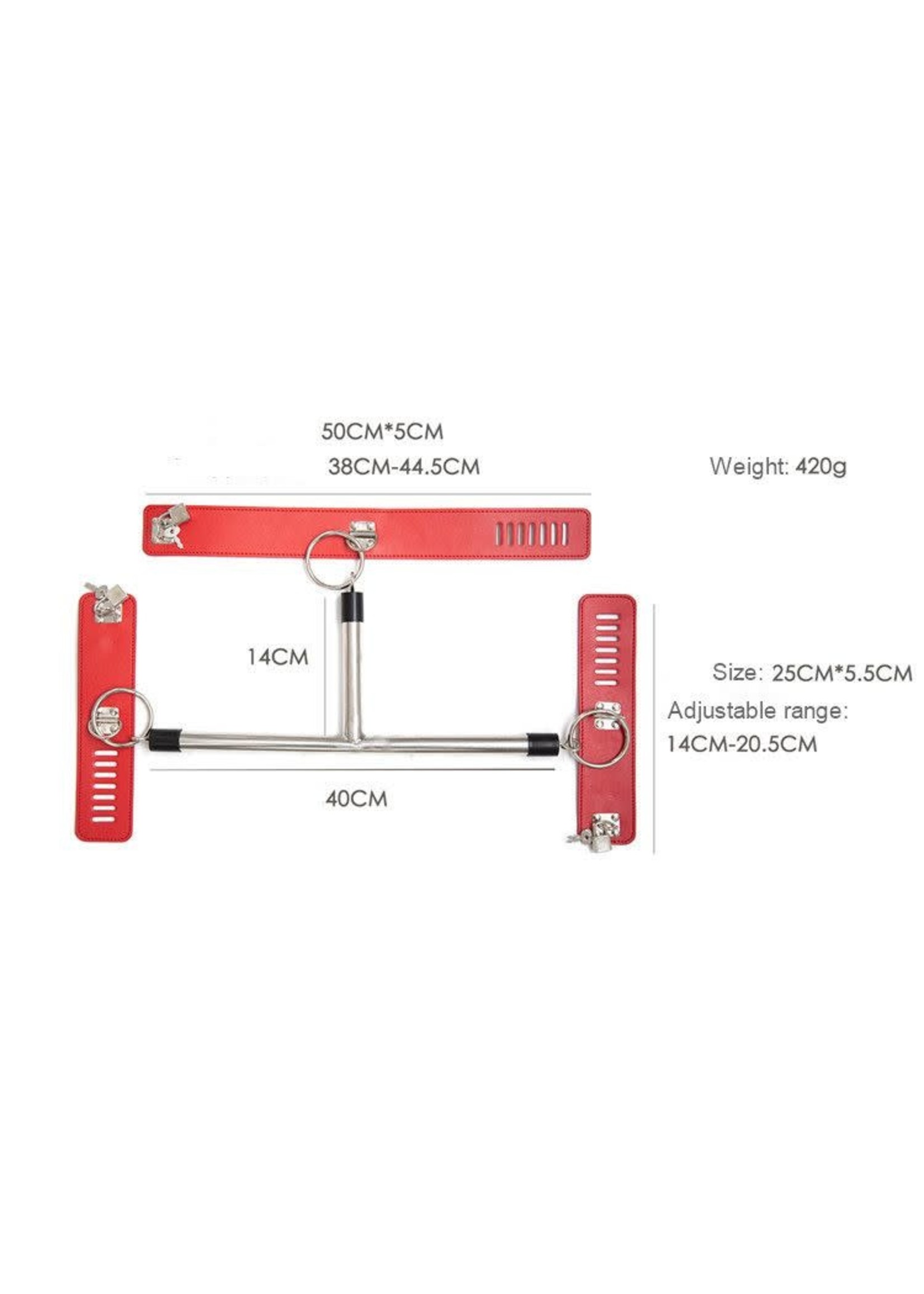 O-Products Bondage T-bar hand and neck