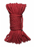 Doc Johnson 6 mm hennep/hemp bondage rope - 50 ft. - red