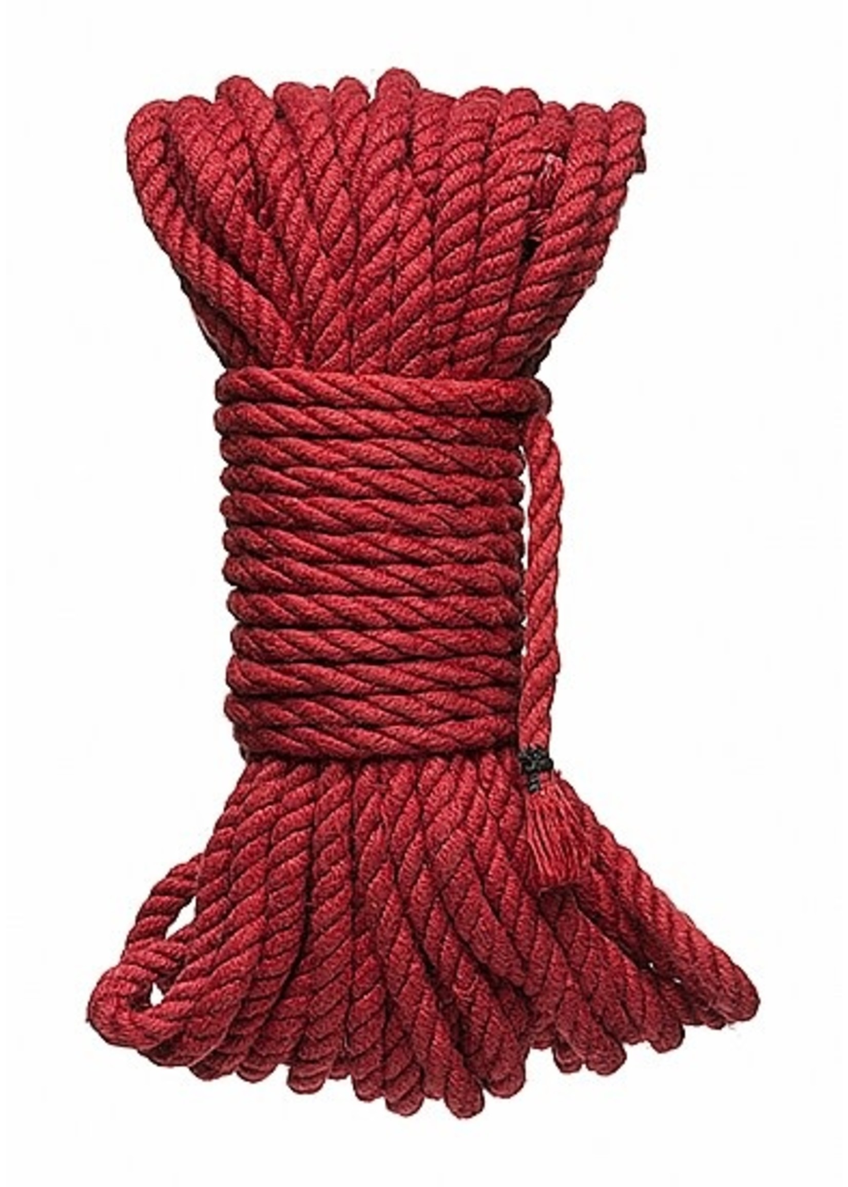 Doc Johnson 6 mm hennep/hemp bondage rope - 50 ft. - red