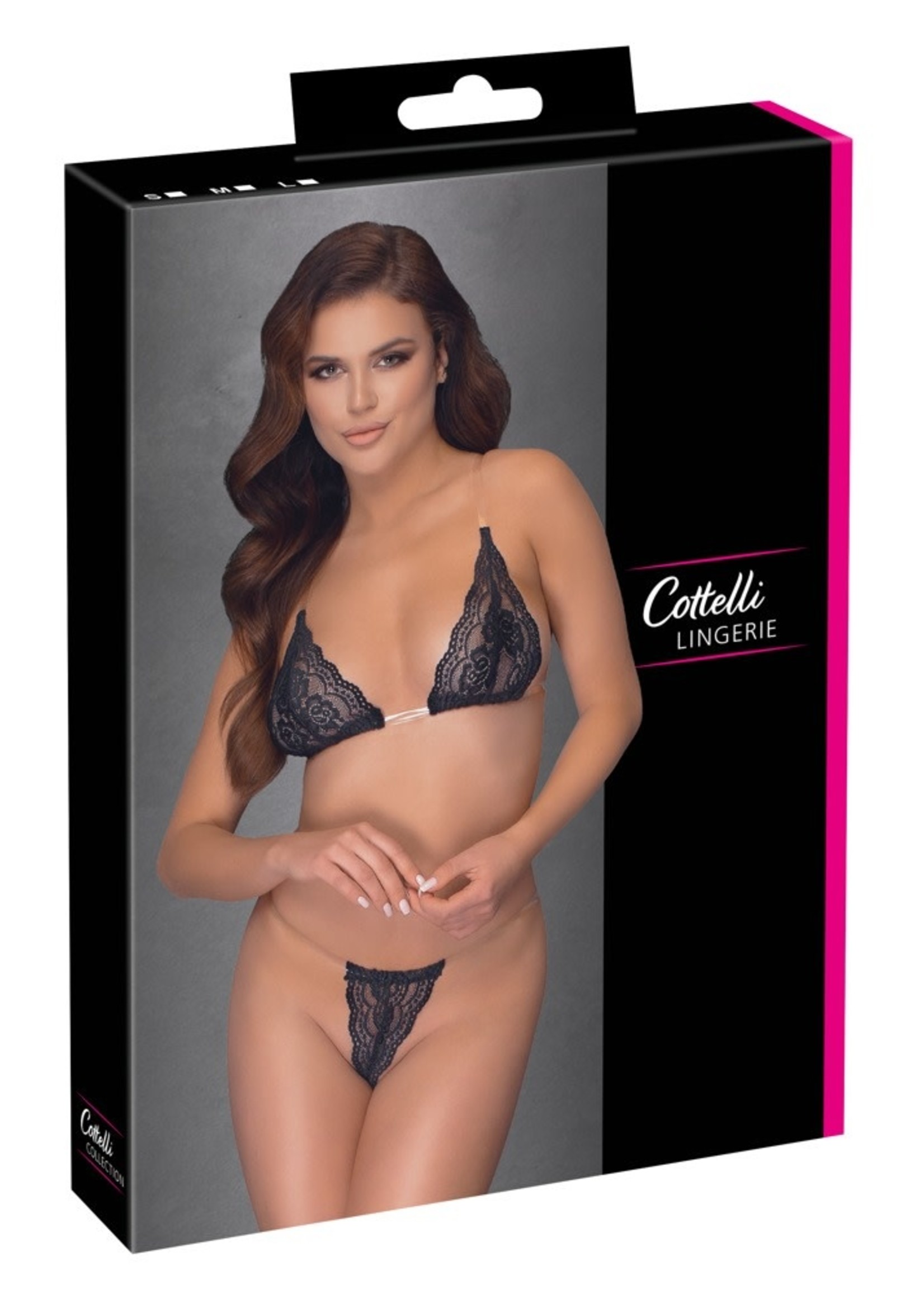 Cotteli Collection Bra and string black